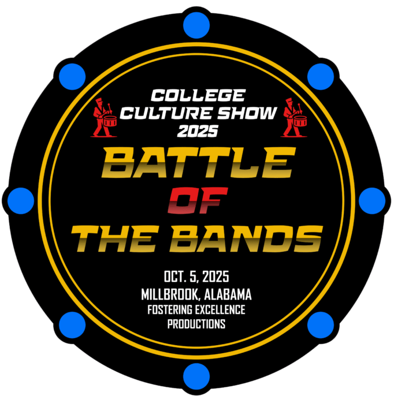 College Culture Show 2023: Battle of the Bands event poster.